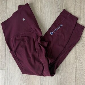 Lululemon x Peloton Align high waisted with pockets 25” Leggings. Size 10